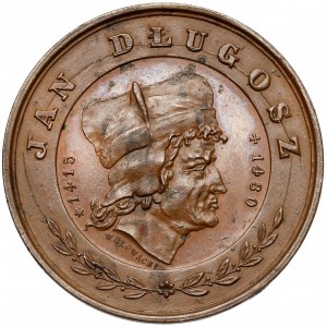 Medaila, Jan Długosz - 400. výročie úmrtia historika v Krakove 1880