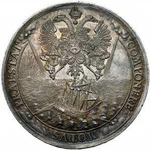 Niemcy, Fulda-Bistum, Adalbert I von Schleifras, Medal 1701 (Christian Wermuth)