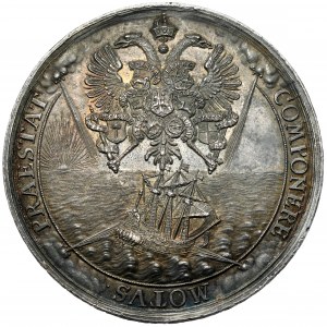 Fulda-Bistum, Adalbert I von Schleifras, Medal 1701 (Christian Wermuth)
