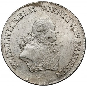 Prusy, Friedrich Wilhelm II, 1/3 thaler 1787-A, Berlin