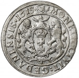 Sigismondo III Vasa, Ort Gdansk 1615 - Tipo II - Ammone