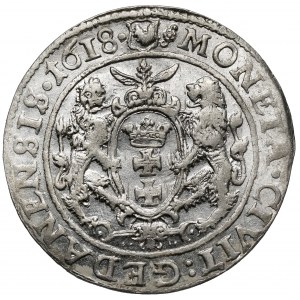 Zygmunt III Waza, Ort Gdańsk 1618 - wczesny