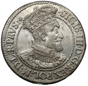 Sigismund III Vasa, Ort Gdansk 1616 - type III - collar
