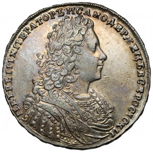 Rosja, Piotr II, Rubel 1728, Moskwa - nowy typ