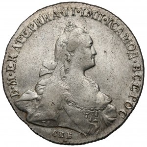 Russia, Catherine II, Ruble 1766, St. Petersburg