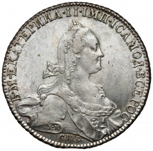 Russia, Catherine II, Ruble 1776, St. Petersburg