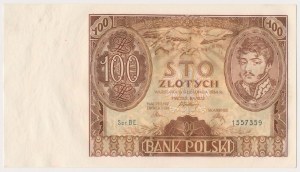 100 złotych 1934 - Ser.BE