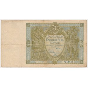 20 złotych 1929 - Ser.DA.