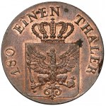 Prusy, Fryderyk Wilhelm III, 2 fenigi 1832-A, Berlin - RZADKOŚĆ