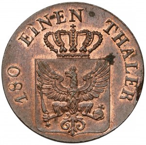 Prusko, Fridrich Vilém III, 2 fenigy 1832-A, Berlín - UNIKÁTNÍ