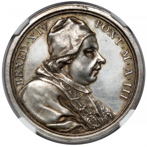 Vatikán, medaila z pomníka Márie Klementíny Sobieskej 1743