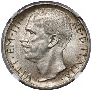 Italien, 10 Lire 1927-R, Rom
