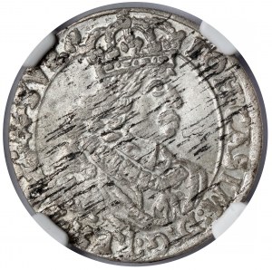 Jean II Casimir, sixième de Bydgoszcz 1662 TT - avec bordures