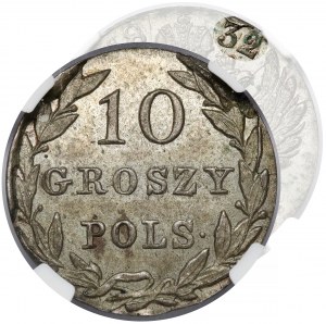 10 groszy polskich 1832 KG - NIESPOTYKANY rocznik