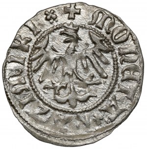 Kazimierz IV Jagiellończyk, demi-penny Cracovie - lettres TM - rareté