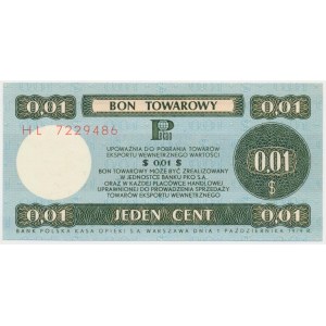 PEWEX 1 cent 1979 - HL - mały