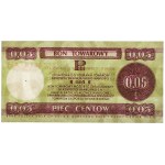 PEWEX 5 centów 1979 - HA - mały
