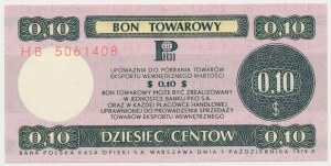 PEWEX 10 centesimi 1979 - HB - piccolo