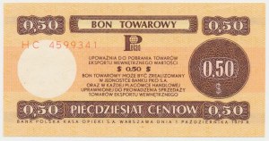 PEWEX 50 centesimi 1979 - HC - grande