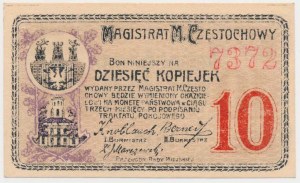 Częstochowa, 10 kopecks 1916 - 4 figures