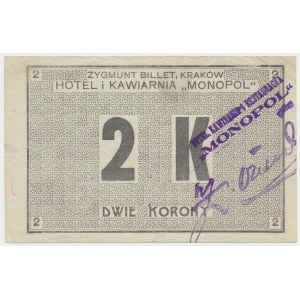 Kraków, Kawiarnia MONOPOL, 2 korony (1919)