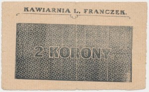Krakow, Café L. FRANCZEK, 2 crowns (1919)