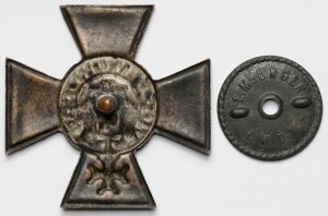 Cross of Defense of Lviv with the Order of Virtuti Militari
