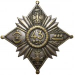Odznaka, 43 Pułk Strzelców Legion Bajończyków - żołnierska