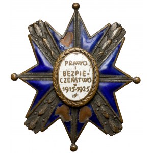 Odznaka, Dziesięciolecie Bezpieczeństwa 1915-1925 - Gontarczyk