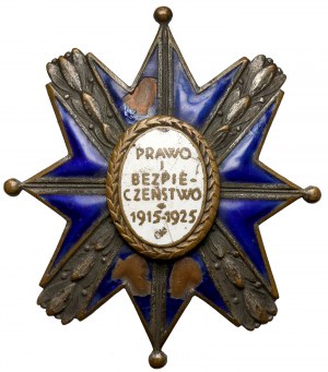Odznaka, Dziesięciolecie Bezpieczeństwa 1915-1925 - Gontarczyk