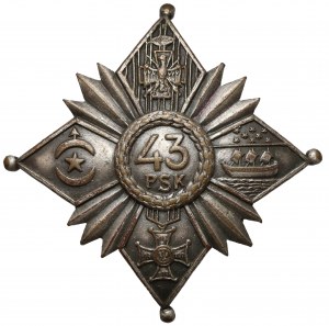 Badge, 43rd Rifle Regiment Bayonet Legion - Soldier's
