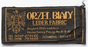 PSZnZ, Uniformní visačky - ORZEŁ WHITE LEDER FABRIC - ISTANBUL