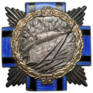 Odznaka, 22 Pułk Piechoty - Oficerska
