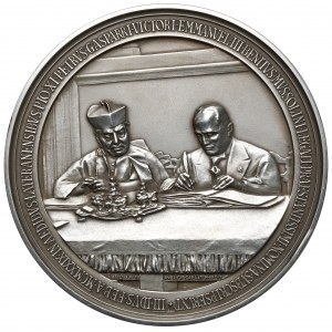 Włochy, Medal 1929 - Pakty Luterańskie - RZADKI