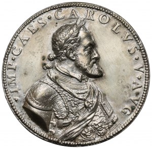 Austria, Carlo V, Medaglia (1506-1556) - fusione successiva - DISCITE IVSTIAM MONITI