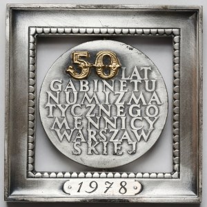 50th Anniversary Medal of the Numismatic Cabinet of the Warsaw Mint 1978