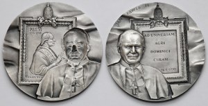 Medaille zum 200-jährigen Bestehen der Diözese Warschau 1998 - zweiteilig