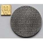 Medal 200 lat Mennicy Warszawskiej 1966 - ze złoceniem i drucikiem