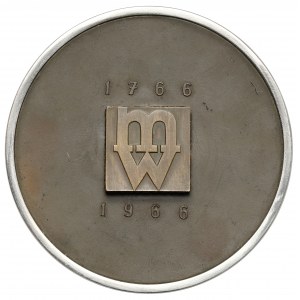 Medal 200 lat Mennicy Warszawskiej 1966 - z drucikiem - w pierścieniu