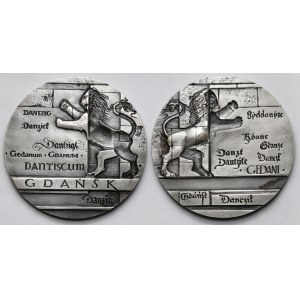 Medal Millenium Gdańska 1997 - dwuczęściowy
