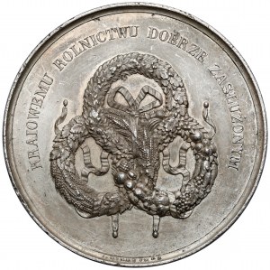 SILVER medal Agricultural Society in the Kingdom of Poland 1858