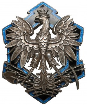 Badge, Military Engineering School, Communications Class - SILVER - Gontarczyk