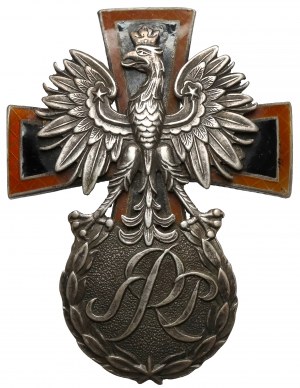 Odznaka, Szkoła Podchorążych Rezerwy Saperów - SREBRO - Knedler