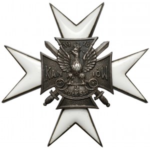 Odznaka, 2 Pułk / Batalion Saperów Kaniowskich - Oficerska