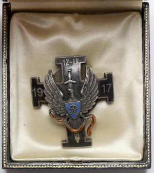 Insigne, 1er régiment de hussards estoniens - Ratsarugemendii - Insigne d'officier