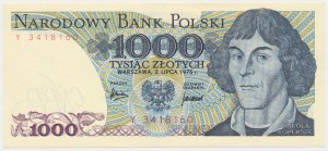 1,000 PLN 1975 - Y