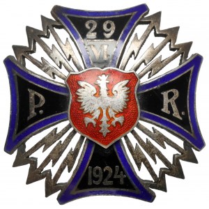 Odznaka, Pułk Radiotelegraficzny - SREBRO - Nagalski