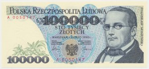 PLN 100,000 1990 - A