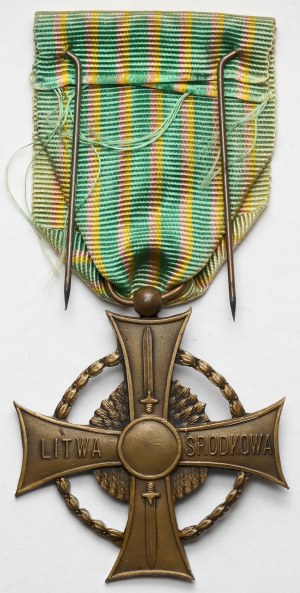II RP, Cross of Merit of the Army of Central Lithuania - Delande