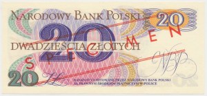 20 zloty 1982 - MODEL - A 0000000 - No.0243